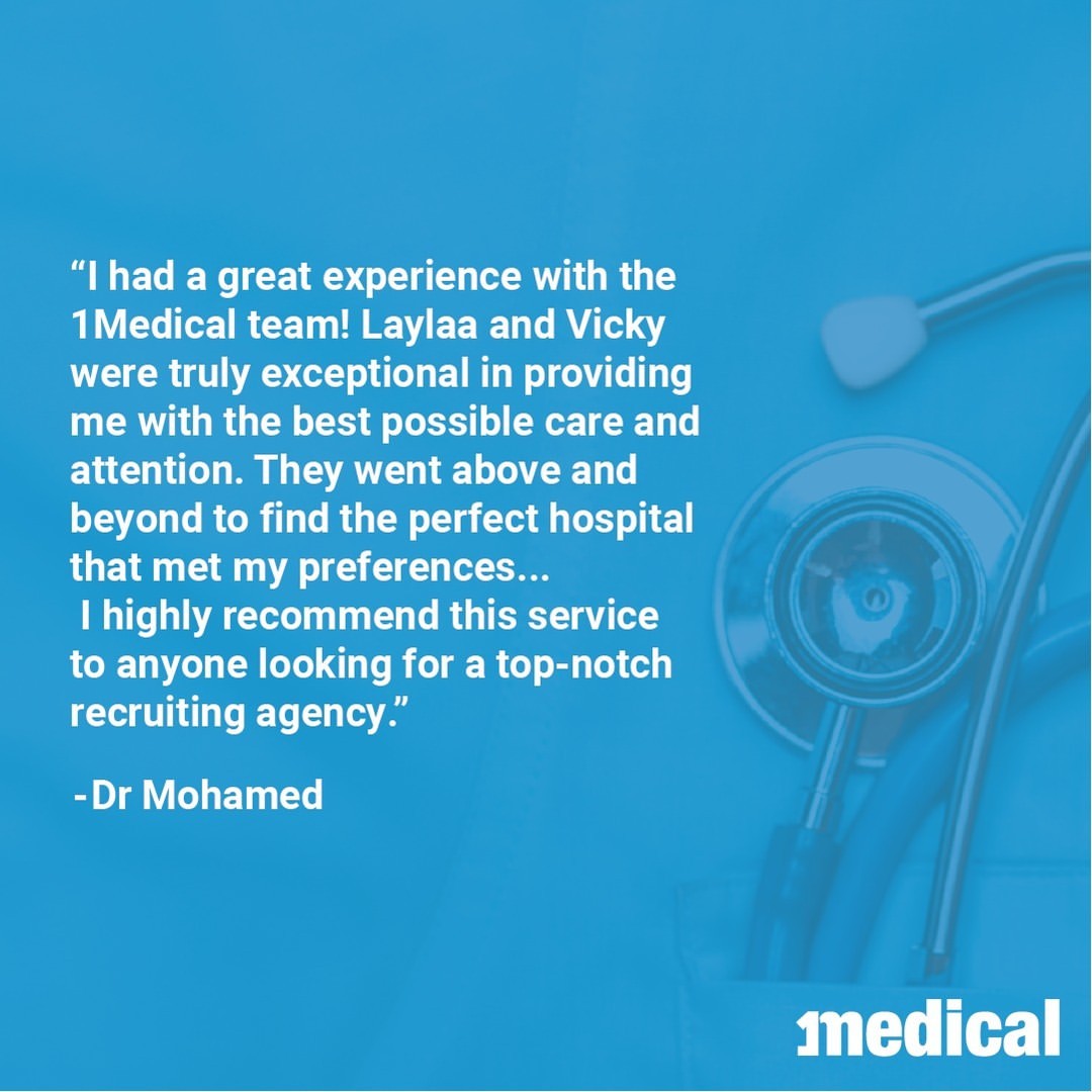 Congrats to Vicky Putt and Laylaa Martin for a great testimonial from one of our locum doctors!

“I had a great experien...