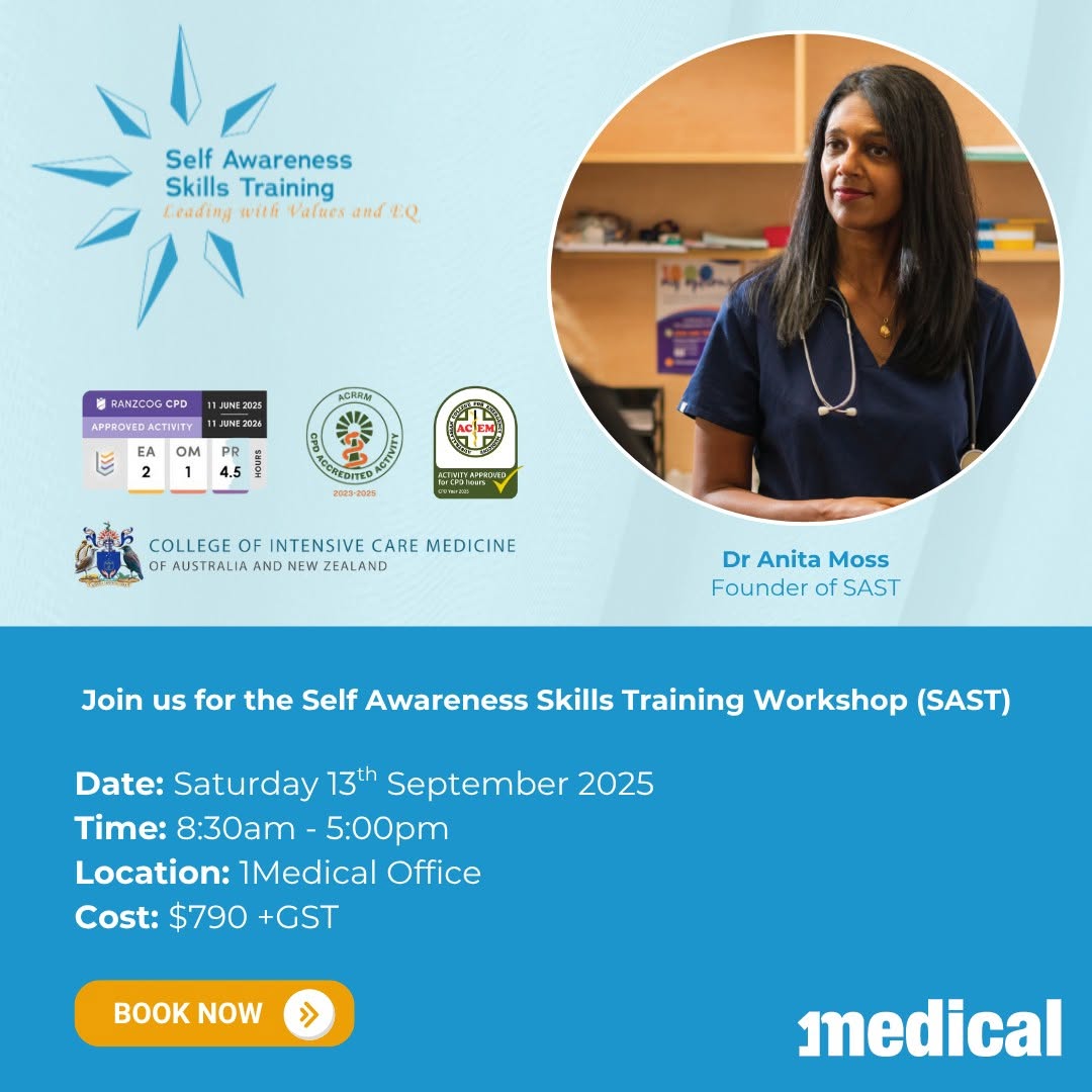 Self-Awareness Skills Training (SAST) Workshop – Sydney We’re excited to bring the SAST Workshop back to Sydney on Satur...