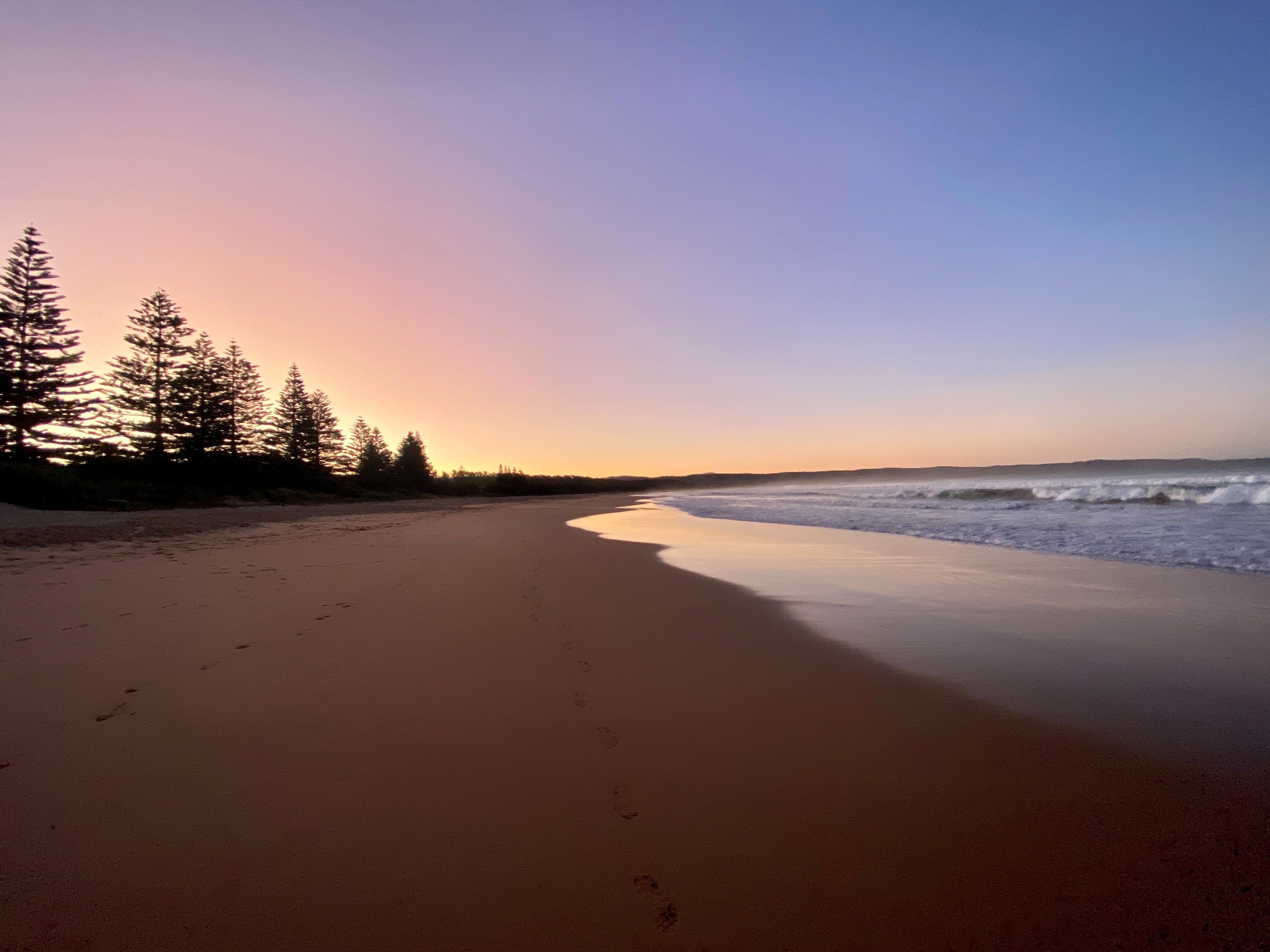 Entry from Alex - Beach at sunset in Tathra NSW